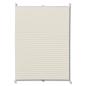 Preview: Plissee Faltrollo Rollo Plisseerollo 40x200cm Creme
