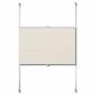 Preview: Plissee Faltrollo Rollo Plisseerollo 80x100cm Creme