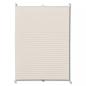 Preview: Plissee Faltrollo Rollo Plisseerollo 80x125cm Creme