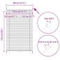 Preview: Plissee Faltrollo Rollo Plisseerollo 80x150cm Creme