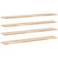 Preview: Schweberegale 4 Stk. 120x20x2 cm Massivholz Akazie Unbehandelt