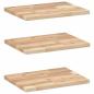 Preview: Schweberegale 3 Stk. 40x30x2 cm Massivholz Akazie Unbehandelt