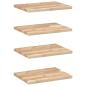 Preview: Schweberegale 4 Stk. 40x30x2 cm Massivholz Akazie Unbehandelt