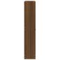 Preview: Schuhschrank Braun Eichen-Optik 59x17x81 cm Holzwerkstoff