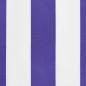 Preview: Markisenvolant Blau und Weiß Gestreift 300 cm