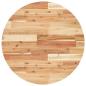 Preview: Tischplatte Rund Ø70x2 cm Massivholz Akazie