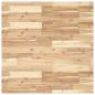 Preview: Tischplatte Quadratisch 80x80x4 cm Massivholz Akazie