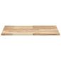 Preview: Tischplatte Rechteckig 80x60x2 cm Massivholz Akazie