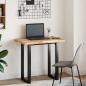 Preview: Tischplatte Rechteckig 100x50x4 cm Massivholz Akazie