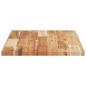 Preview: Tischplatte Rechteckig 80x40x2 cm Massivholz Akazie
