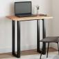 Preview: ARDEBO.de - Tischplatte Rechteckig 60x50x2 cm Massivholz Akazie