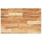 Preview: Tischplatte Rechteckig 60x50x2 cm Massivholz Akazie
