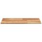 Preview: Tischplatte Rechteckig 60x50x2 cm Massivholz Akazie