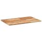 Preview: Tischplatte Rechteckig 60x50x2 cm Massivholz Akazie