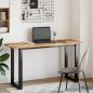 Preview: Tischplatte Rechteckig 120x50x2 cm Massivholz Akazie