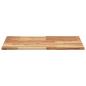 Preview: Tischplatte Rechteckig 80x60x2 cm Massivholz Akazie