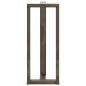 Preview: Bartischbeine T-Form 2 Stk. Naturstahl 40x35x(100-101) cm Stahl