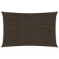 Preview: Sonnensegel 160 g/m² Braun 5x8 m HDPE