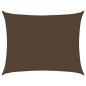 Preview: Sonnensegel 160 g/m² Braun 6x8 m HDPE