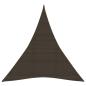Preview: Sonnensegel 160 g/m² Braun 5x7x7 m HDPE