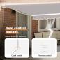 Preview: Ausziehbare Markise Hellgrau 450 x 300 cm Stoff und Aluminium