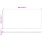 Preview: Einziehbare Markise Hellgrau 600 x 300 cm Stoff und Aluminium