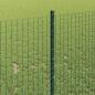 Preview: Geschweißter Drahtzaun mit Pfosten 50 x 1 m Grün Netz