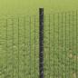 Preview: Zaun mit Pfosten Grau