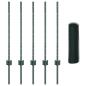 Preview: Sechseckzaun mit Pfosten 10 x 0,8 m PVC-beschichteter Stahl