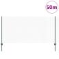 Preview: Sechseckzaun mit Pfosten 50 x 1,2 m PVC-beschichteter Stahl