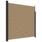 Preview: Seitenmarkise Ausziehbar Taupe 200x300 cm
