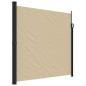 Preview: Seitenmarkise Ausziehbar Beige 200x500 cm