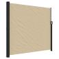 Preview: Seitenmarkise Ausziehbar Beige 180x600 cm