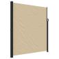 Preview: Seitenmarkise Ausziehbar Beige 220x600 cm