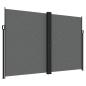 Preview: Seitenmarkise Ausziehbar Anthrazit 220x1000 cm