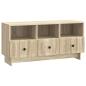 Preview: TV-Schränk Sonoma-Eiche 102 x 34,5 x 50 cm Holzwerkstoff