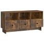 Preview: TV-Schränk Geräucherte Eiche 102 x 34,5 x 50 cm Holzwerkstoff