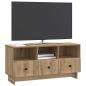 Preview: TV-Schränk 102 x 34,5 x 50 cm Artisan-Eiche Holzwerkstoff