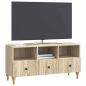 Preview: TV-Schränk 102 x 34,5 x 50 cm Sonoma-Eiche Holzwerkstoff
