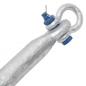 Preview: Klappanker Silber 12 kg Feuerverzinktes Gusseisen
