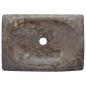 Preview: Waschbecken Grau 50x35x10 cm Marmor