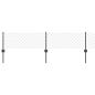 Preview: Maschendrahtzaun mit Pfosten 10 x 0,4 m PVC-beschichteter Stahl