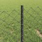 Preview: Maschendrahtzaun mit Pfosten 10 x 0,4 m PVC-beschichteter Stahl