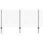 Preview: Maschendrahtzaun mit Pfosten 10 x 1 m PVC-beschichteter Stahl
