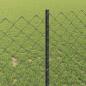 Preview: Maschendrahtzaun mit Pfosten 10 x 1 m PVC-beschichteter Stahl