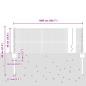 Preview: Zaun mit Pfosten Grau