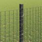 Preview: Geschweißter Drahtzaun mit Pfosten 10 x 1,2 m Grau Netz