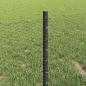Preview: Sechseckzaun mit Pfosten 10 x 0,4 m PVC-beschichteter Stahl