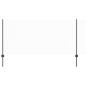 Preview: Sechseckzaun mit Pfosten 10 x 1 m PVC-beschichteter Stahl Grau
