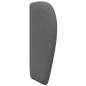 Preview: Kopfteil Ohr Dunkelgrau 40 x 23 x 6 cm Stoff